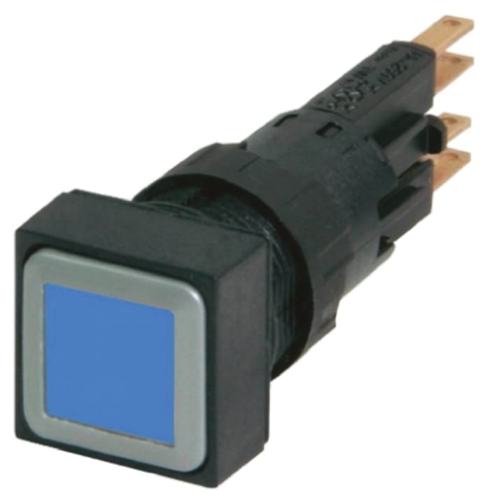 Bouton-poussoir Eaton, RMQ16 Bleu, Ø découpe 16mm, Momentané