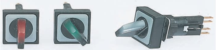 Eaton 3 Position Selector Switch Head, 16mm Cutout, White Handle
