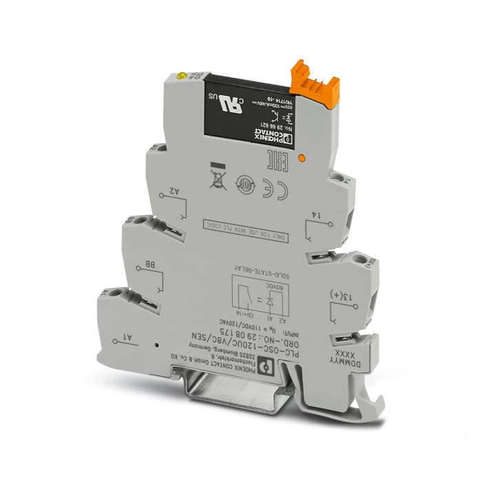 Módulo de relé de estado sólido Phoenix Contact PLC PLC-OSC, control 96 → 132 V ac; 88 → 121 V dc, carga