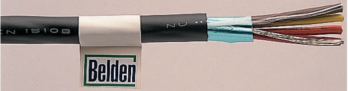 Belden1510C Series Multi-Channel Audio Cable, 0.22 mm² CSA, 8.94mm od, 152m, Black