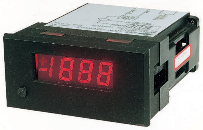Red Lion Digital Panel Voltmeter AC, LED Display 3-Digits ±0.1 %