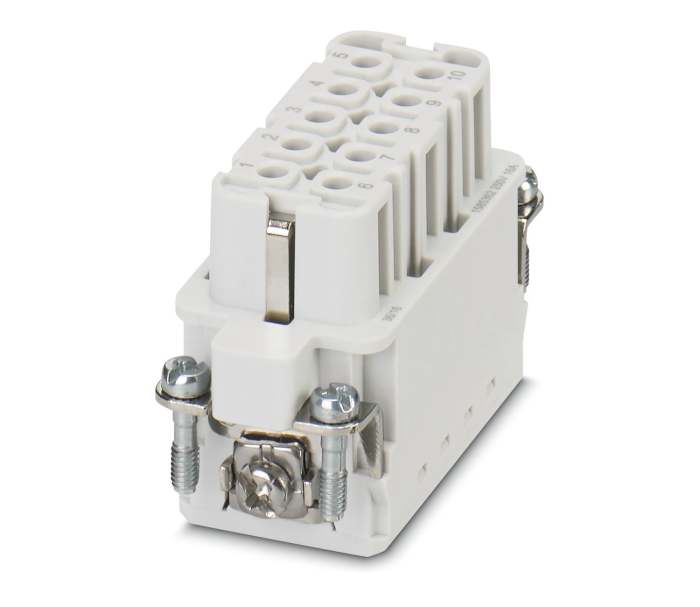 Phoenix Contact Heavy Duty Power Connector Insert, 16A, Female, HC Series, 10 Contacts