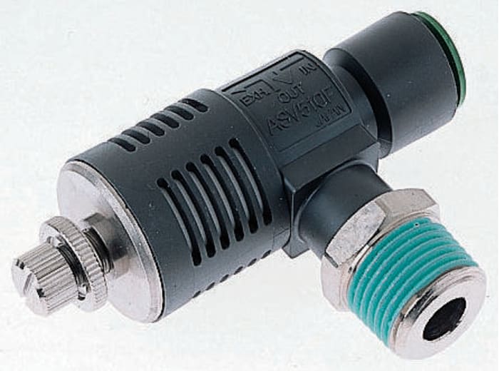 SMC Quick Exhaust Valve, R 1/8 Male x 1 MPa, Threaded, Tube, 8mm