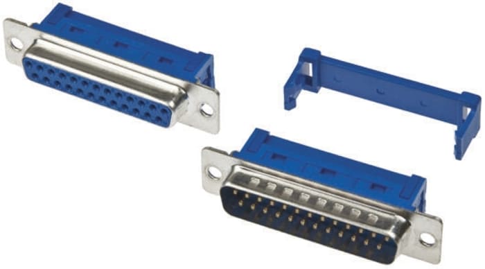 Connecteur Sub-D IDC 8888, 37 voies coudé Femelle, boitier PET