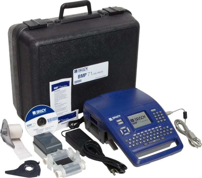 Étiqueteuse Brady BMP71, clavier QWERTY fiche UK (type G)