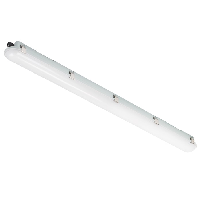 RS PRO 40W LED Batten Light, 240 V Batten Damp Proof Light, 1 Lamp, Anti-corrosive, 1.2 m Long, IP65