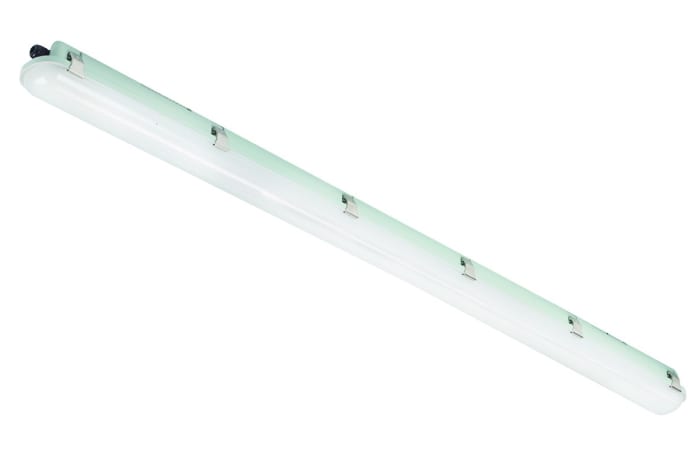 RS PRO 55W LED Batten Light, 240 V Batten Damp Proof Light, 2 Lamp, Anti-corrosive, 1.5 m Long, IP65