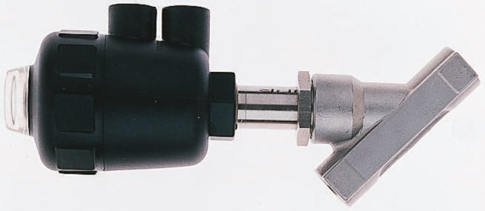 Burkert Angle Seat type Pneumatic Operated Process Valve, G 1in, 11 bar