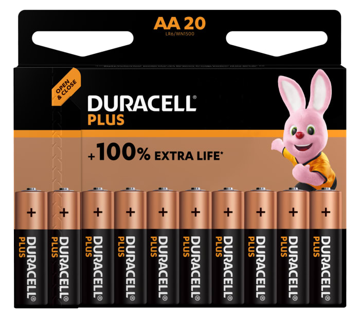 Pilas Duracell PlusPower (1,5V)