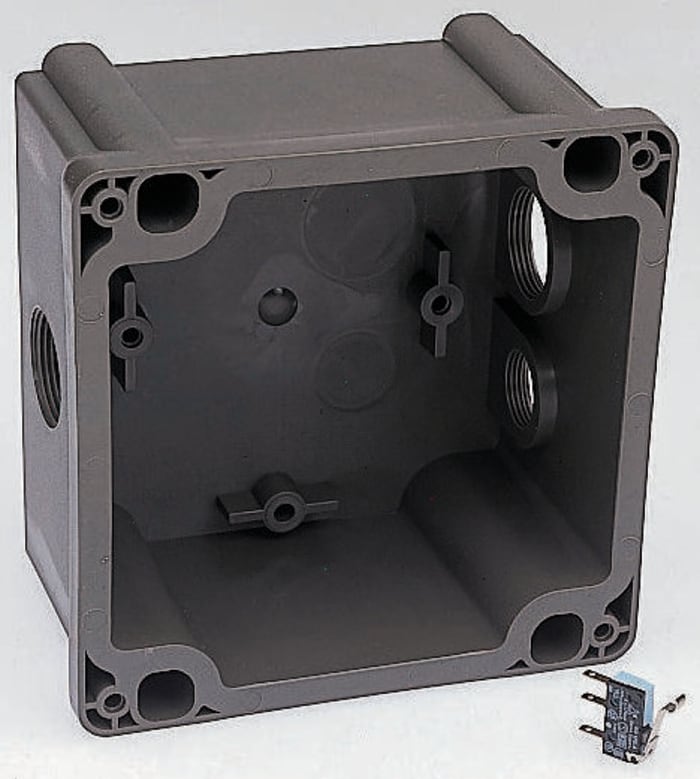 0 537 49 Legrand | Legrand, HYPRA IP44, IP45 Grey Surface Mount 3P + E ...