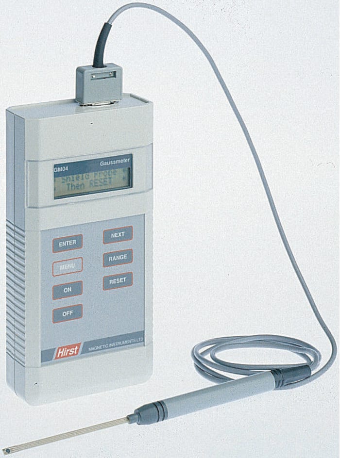 Hirst Magnetics GM05 Gaussmeter, 15 Hz → 10 kHz
