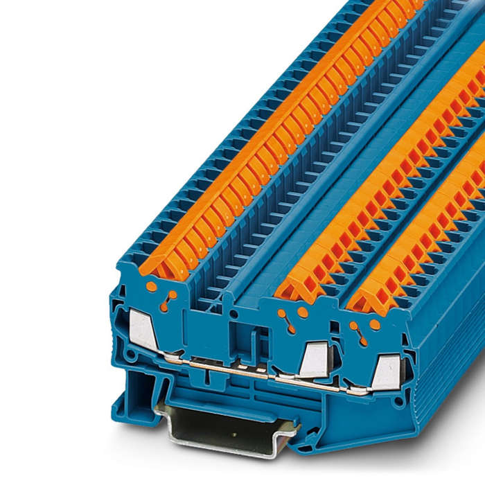 Phoenix Contact 3205051 5, QTC 1 Series Blue, 0.25 → 1.5mm², Quick Connect Termination, ATEX