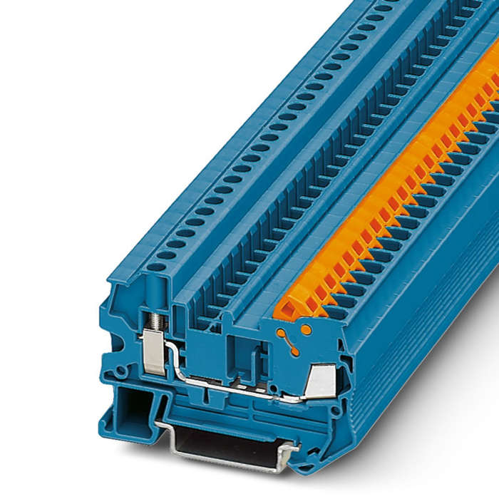 Phoenix Contact 3206542 5, QTCU 2 Series Blue, 0.5 → 2.5mm², Screw Termination, ATEX