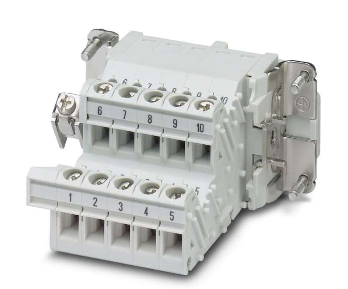 1648078 Phoenix Contact | Phoenix Contact Terminal Adapter, 10 Way, 16A ...