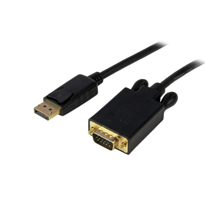 StarTech.com DisplayPort to VGA Adapter, 4.6m Length - 1920 x 1200 Maximum Resolution
