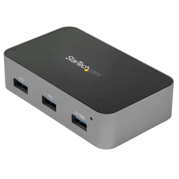 StarTech.com 4 Port USB 3.1 USB A, USB C Hub, AC Adapter Powered, 60 x 100 x 25mm