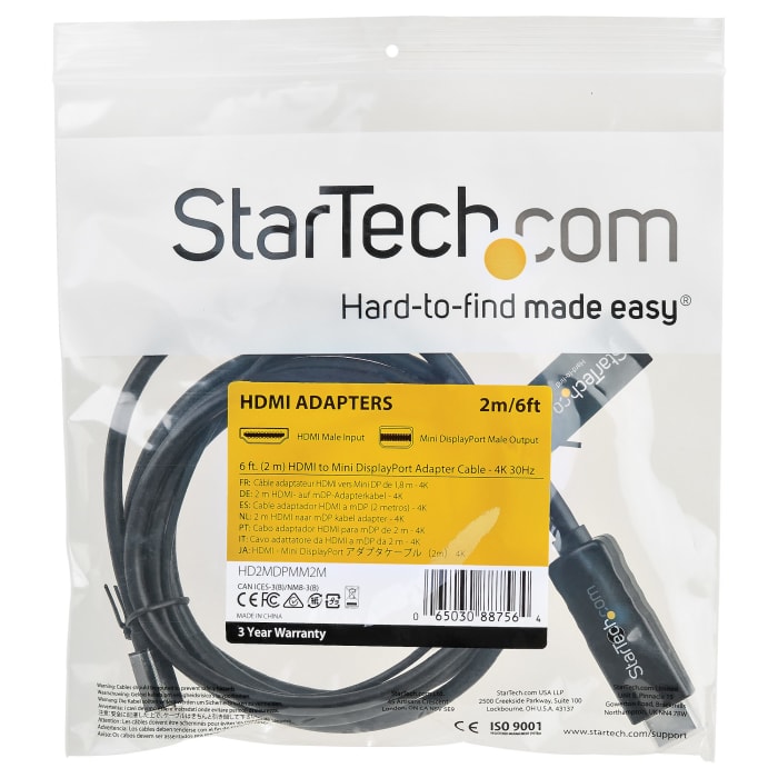 StarTech.com Adaptateur mini DisplayPort vers HDMI