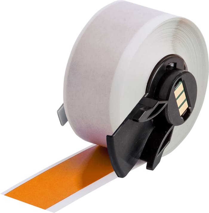 Brady B-595 Vinyl White Label Roll, 25.40mm Width, 1 Qty