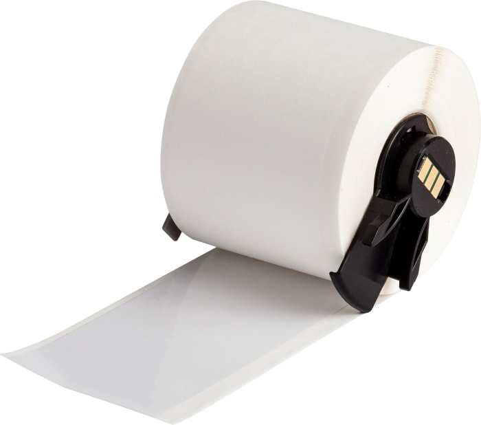 Brady B-595 Vinyl Clear Label Roll, 50.80mm Width, 1 Qty