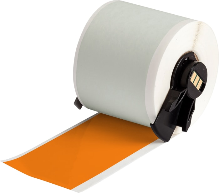 Brady B-595 Vinyl White Label Roll, 50.8mm Width