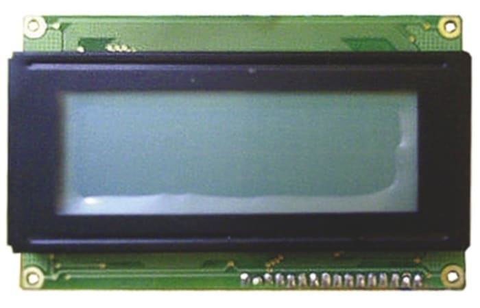 Afficheur monochrome LCD Powertip, Alphanumérique, 4 lignes de 20 caractères, 8 bits