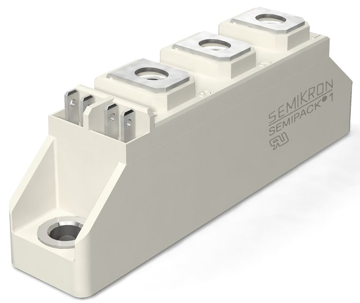Semikron Danfoss SKKH 92/12 E, Diode/Thyristor Module SCR 1200V, 95A 150mA