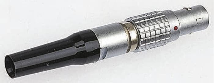 LEMO Circular Connector, 3 Contacts, Cable Mount, Socket, Female, IP50, 1B Series