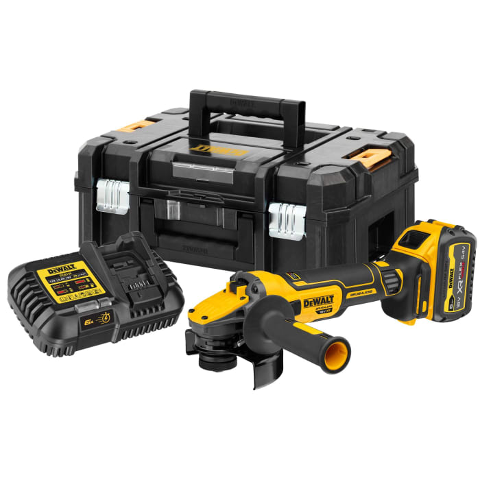 Meuleuse d'angle DeWALT DCG409T1-GB, 125mm, 9000tr/min, 18V Sans fil Type G
