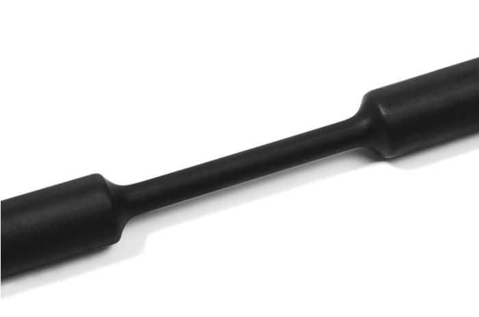 HellermannTyton Heat Shrink Tubing, Black 1.5mm Sleeve Dia. x 1m Length, TREDUX Series