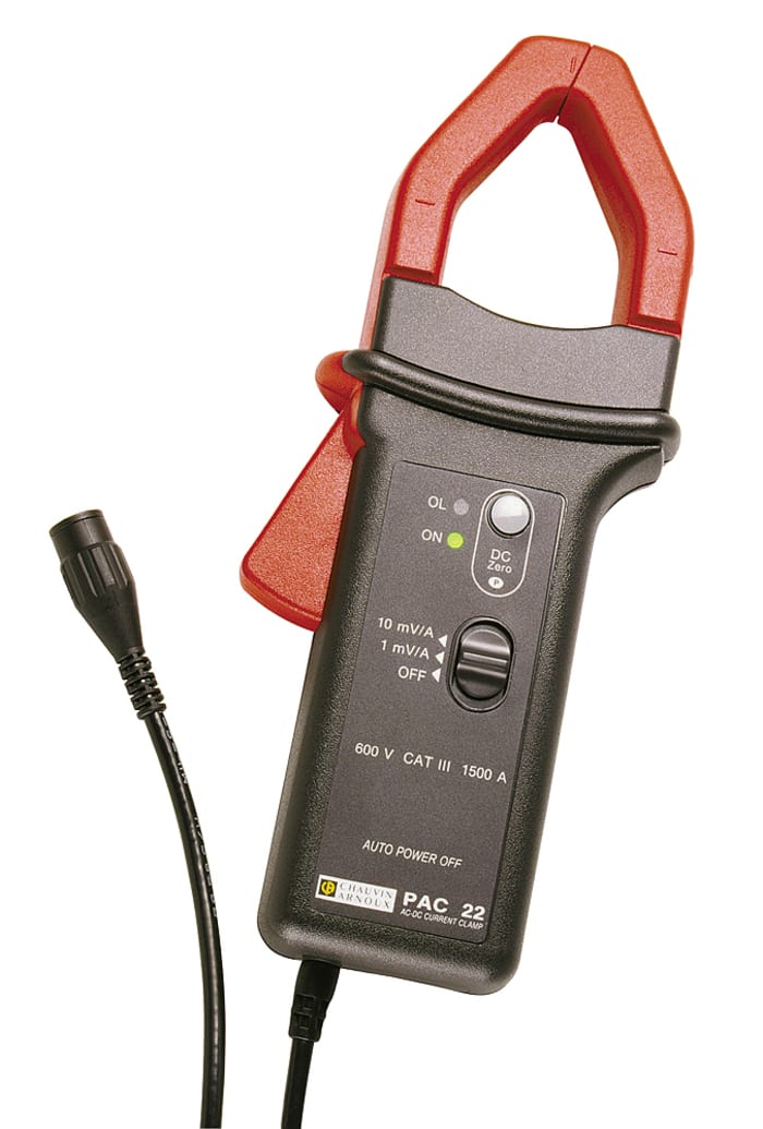 Pince multimètre PAC22 Chauvin Arnoux, 1.4kA dc, 1kA ac
