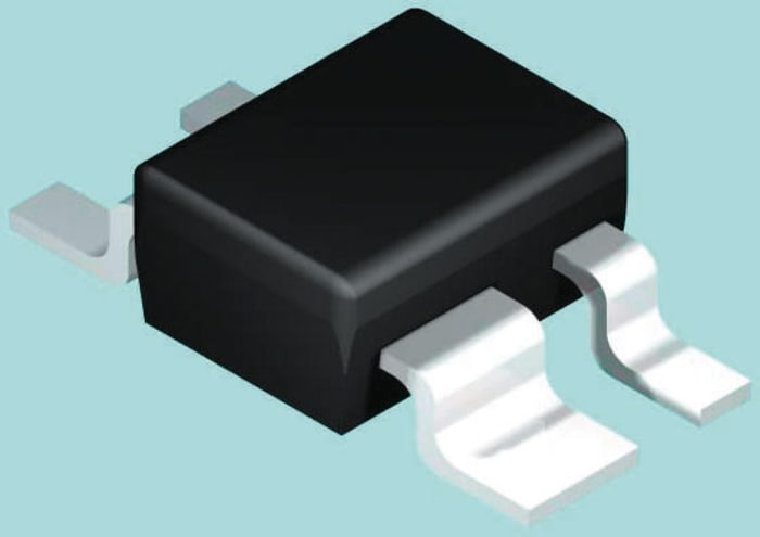 Diodes Inc D1213A-02SR-7, Dual-Element Uni-Directional TVS Diode Array, 4-Pin SOT-143