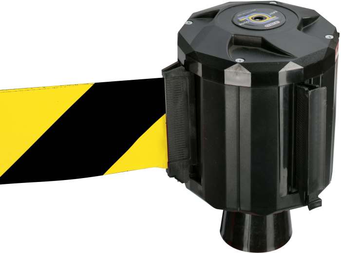 RS PRO Black & Yellow ABS Strap Reel, Yellow/Black Tape