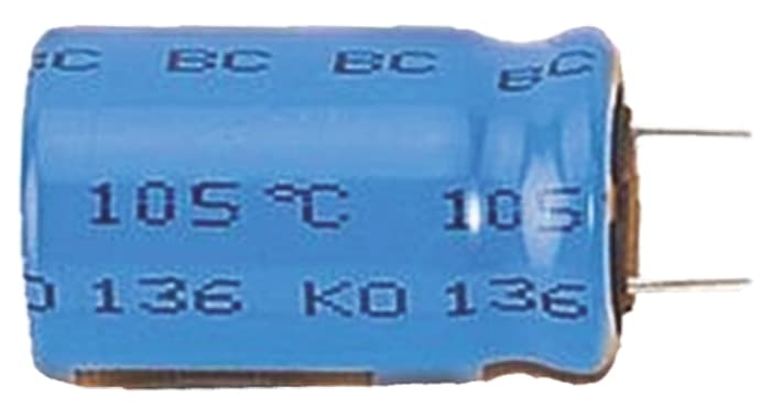 Vishay 220μF Aluminium Electrolytic Capacitor 100V dc, Radial, Through Hole - MAL213659221E3