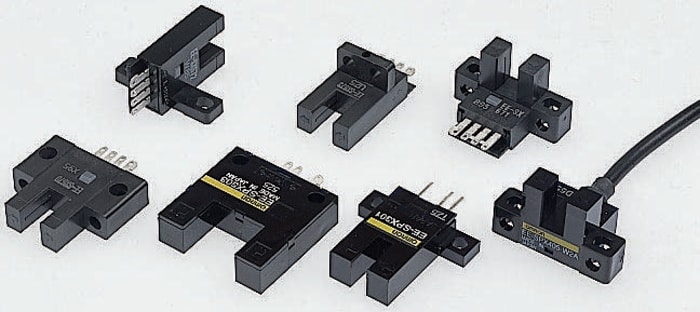 Omron Through Beam Photoelectric Sensor, Fork Sensor, 5 mm Detection Range