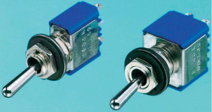 APEM Toggle Switch, Panel Mount, On-Off-On, SPDT, Solder Terminal