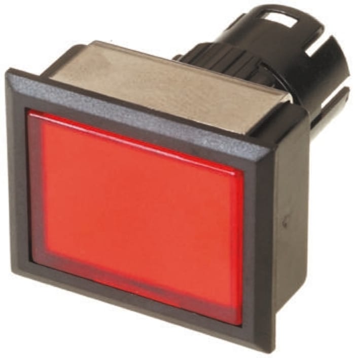 Tête de bouton poussoir EAO Rouge, Momentané