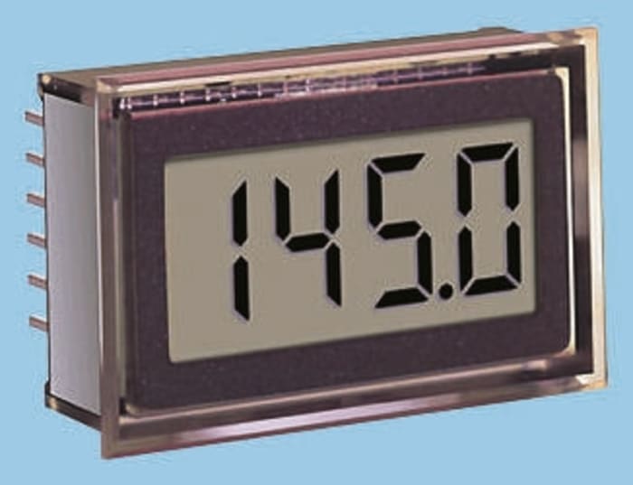 Murata Power Solutions Digital Panel Voltmeter, LCD Display 3.5-Digits ±1 Count