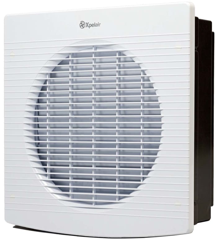 Xpelair 90011AW WX12 Wall Mounted Extractor Fan, Intake, 1060m³/h, 53.5dB(A), Duct Size 315mm