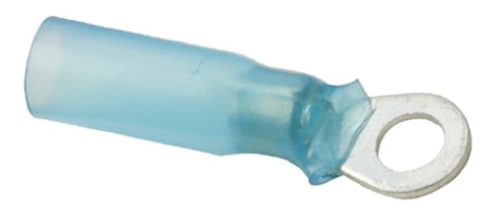 TE Connectivity, DuraSeal Insulated Ring Terminal, M4 Stud Size, 1.5mm² to 2.5mm² Wire Size, Blue