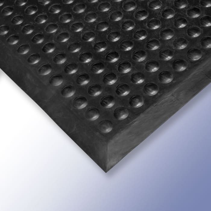 RS PRO RS PRO Rubber AntiFatigue Mat, 600mm x 0.9m x 16mm 2217902