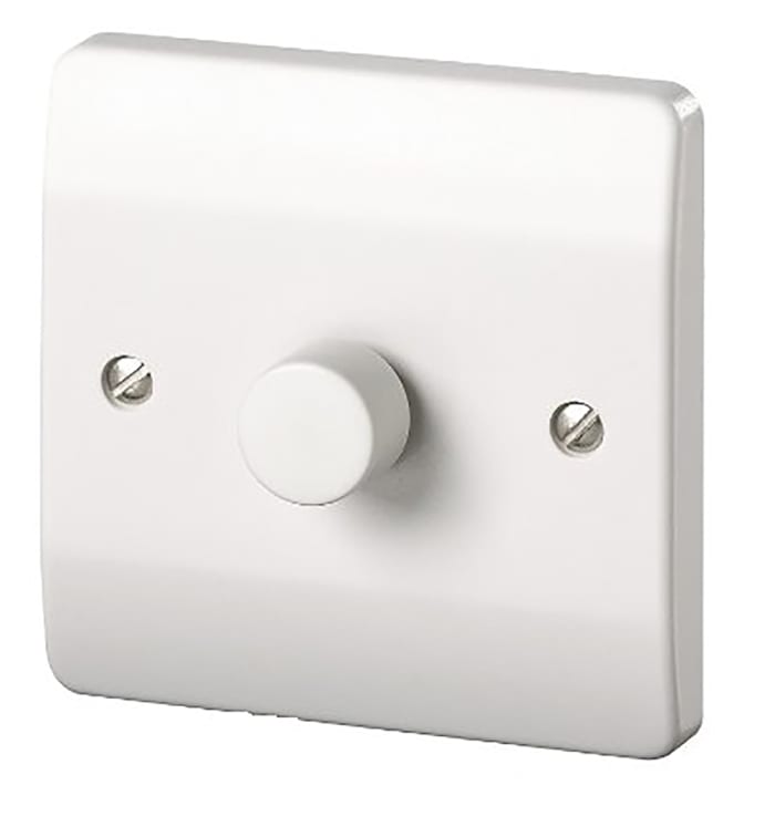 K1521 WHILV MK Electric | 2 Way 1 Gang Dimmer Switch, 300W, 230V | 222