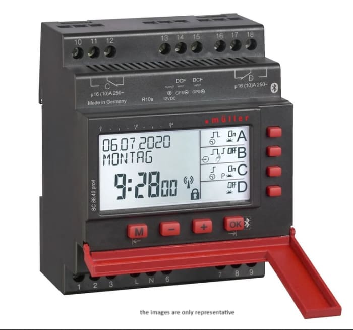 Muller Digital Time Switch 230 V ac, 2-Channel