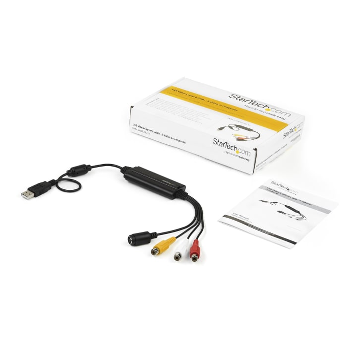 SVID2USB232 StarTech StarTech Composite Audio RCA S Video to USB Video Converter 720 x 480 720 x 576 Maximum Resolution 223 0923 RS Components