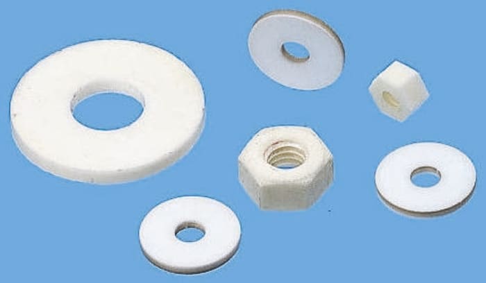 RS PRO, Plain Ceramic Hex Nut, M5