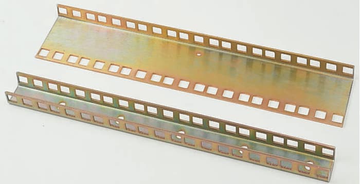 RS PRO U-Type Rack Strip for Use with 19 in Racking Cabinet, 2000 x 19 x 24mm