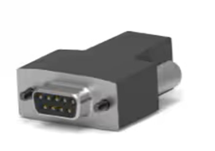 Capot Sub-D ERNI série KSG 200, 9 contacts, en PC boîtier E