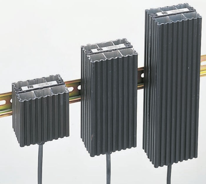 Rail mount enclosure heater,45W 140-250V