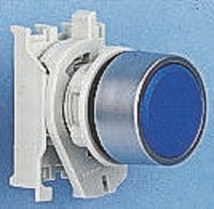 EAO EAO 44 Series Red Round, Momentary Actuation, 22.5mm Cutout
