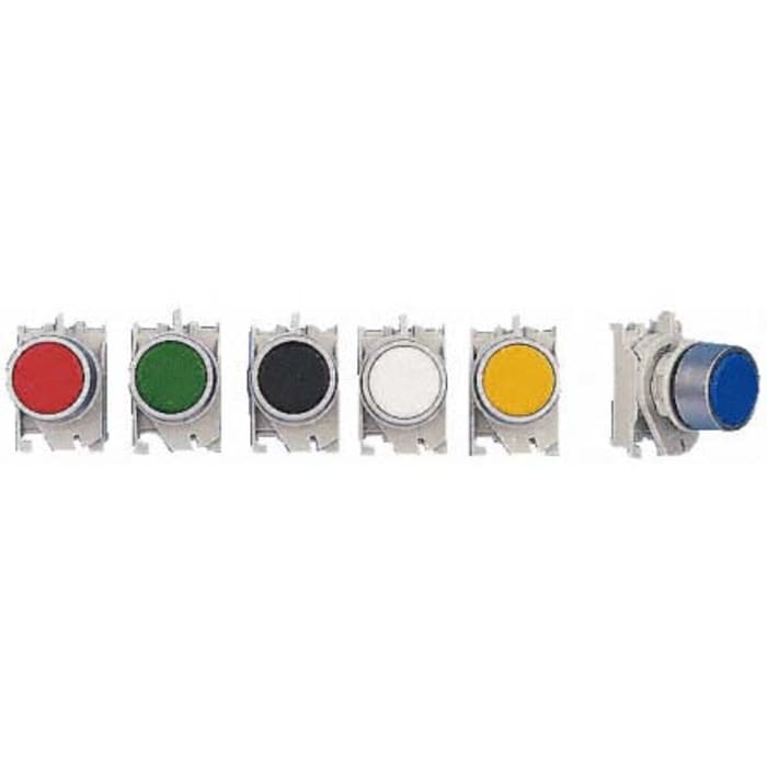 EAO EAO 44 Series White Round, Momentary Actuation, 22.5mm Cutout