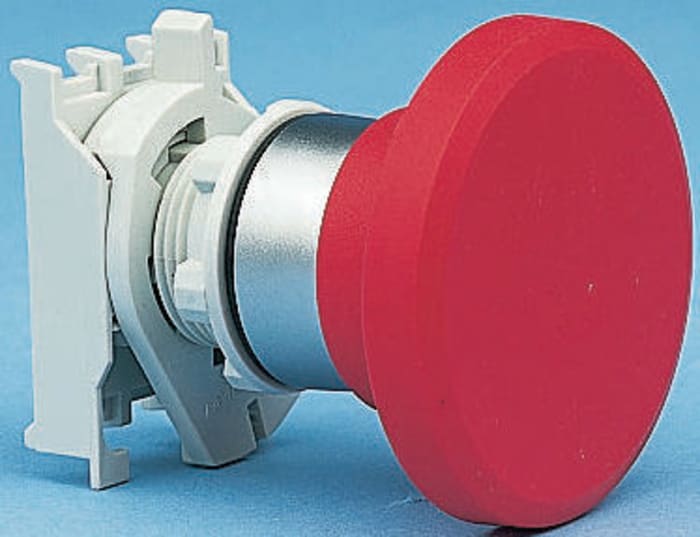 EAO EAO 44 Series Red Round, Momentary Actuation, 22.5mm Cutout